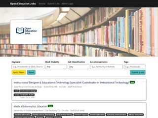 Open Education Jobs screenshot preview