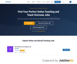 OETJobs platform preview