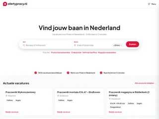 Ofertypracy.nl screenshot preview