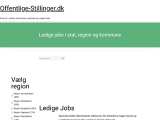 Offentlige-Stillinger.dk screenshot preview