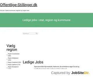 Offentlige-Stillinger.dk platform preview Offentlige-Stillinger.dk platform preview