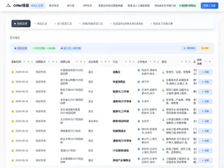校招信息管理平台 screenshot preview
