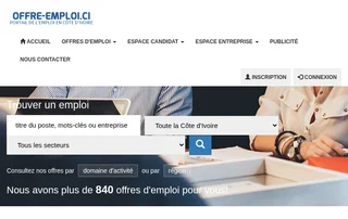 Offre-emploi.ci screenshot preview Offre-emploi.ci screenshot preview
