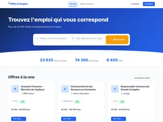 Offre d'emploi screenshot preview Offre d'emploi screenshot preview