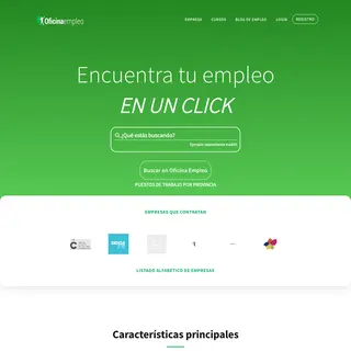 Oficina Empleo platform preview