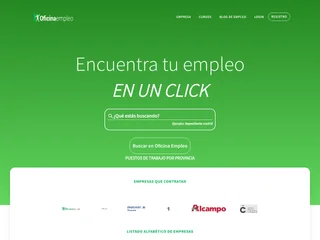 Oficina Empleo platform preview Oficina Empleo platform preview