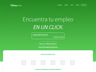Oficina Empleo platform preview Oficina Empleo platform preview