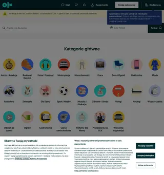 OLX.pl platform preview