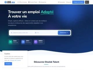 OneJob.ma platform preview