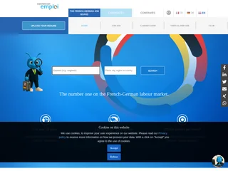 Connexion-Emploi platform preview Connexion-Emploi platform preview
