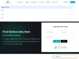 OnlineDataEntryJob.com screenshot preview OnlineDataEntryJob.com screenshot preview