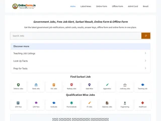 OnlineForms.in screenshot preview OnlineForms.in screenshot preview