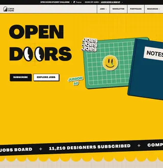Open Doors Careers platform preview