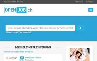 OpenJob.ch screenshot preview