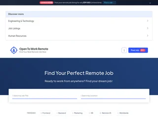 OpenToWorkRemote screenshot preview