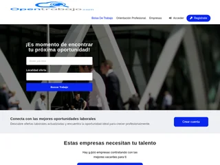 Open Trabajo platform preview Open Trabajo platform preview
