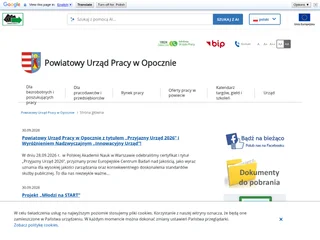 Powiatowy Urząd Pracy w Opocznie screenshot preview Powiatowy Urząd Pracy w Opocznie screenshot preview