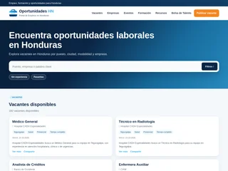 Oportunidades HN platform preview Oportunidades HN platform preview