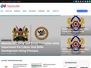 Opportunities for Young Kenyans screenshot preview