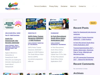 Opportunities SA platform preview Opportunities SA platform preview