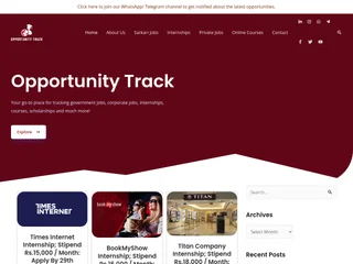 Opportunity Track screenshot preview