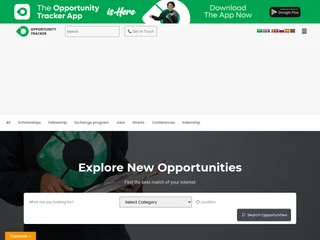 Opportunity Tracker platform preview