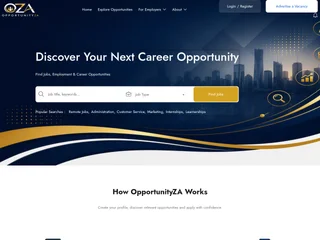 OpportunityZA platform preview