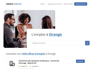 Orange Emplois screenshot preview