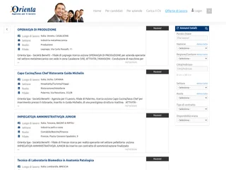 OrientaJob platform preview