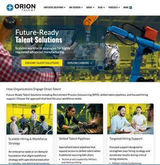 Orion Talent platform preview