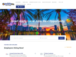 OrlandoJobs.com screenshot preview
