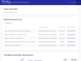 OSSBA Executive Search Services platform preview