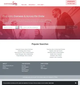 OverseasJobs.com platform preview