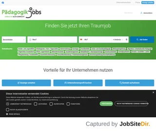Pädagogik-Jobs platform preview