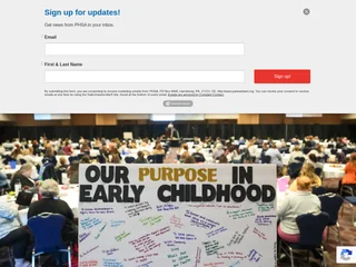 Pennsylvania Head Start Association screenshot preview
