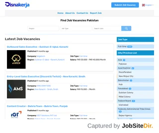Disnakerja Pakistan screenshot preview