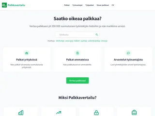 Palkkavertailu screenshot preview Palkkavertailu screenshot preview