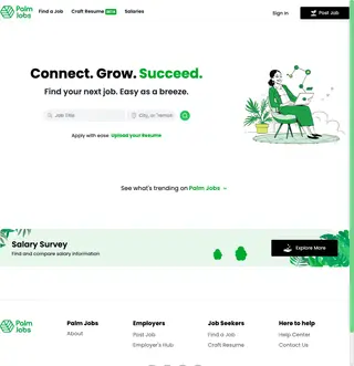 Palm Jobs platform preview