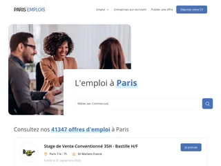 Paris Emplois screenshot preview Paris Emplois screenshot preview