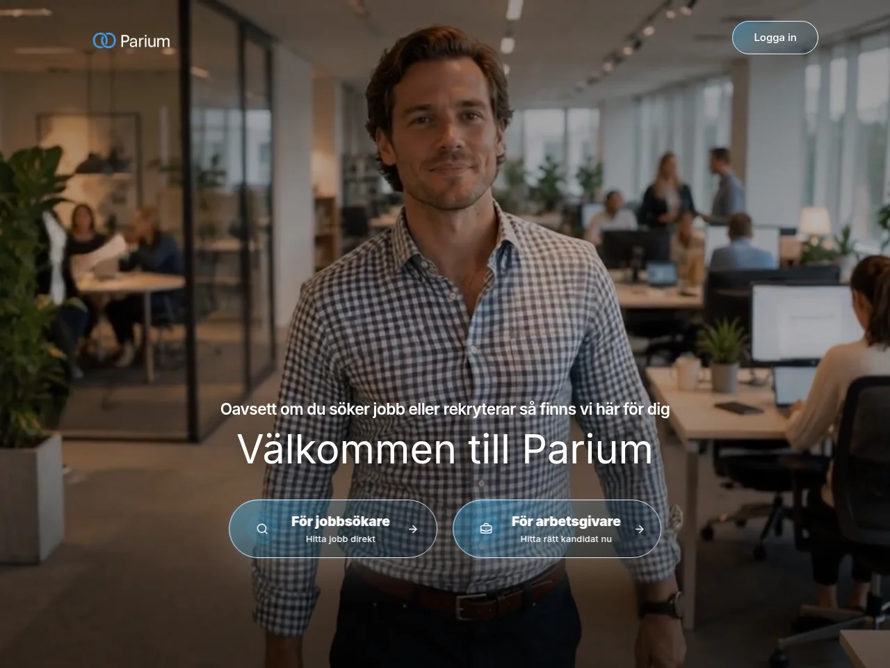 Parium screenshot Parium job board platform screenshot showing job search interface