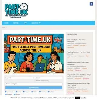 Part-Time.uk platform preview