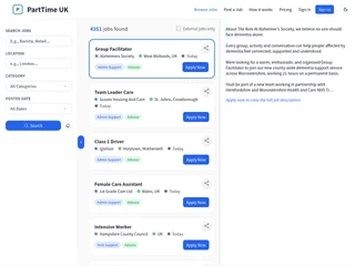 PartTime UK screenshot preview