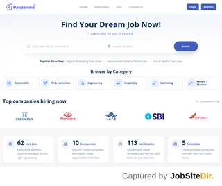 PayJobIndia screenshot preview PayJobIndia screenshot preview