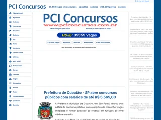 PCI Concursos screenshot preview