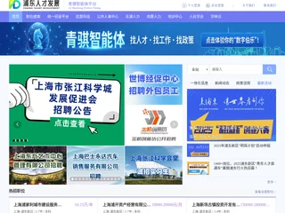 浦东人才网 platform preview 浦东人才网 platform preview