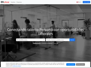 CVoficial Perú platform preview