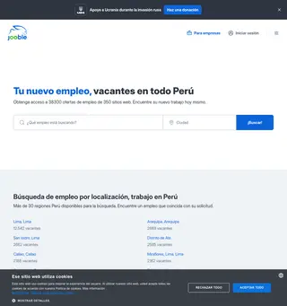 Jooble screenshot preview