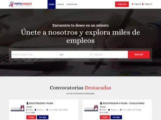 Portaltrabajo screenshot preview