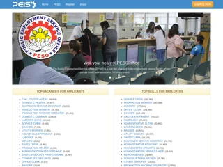 PESO Employment Information System platform preview