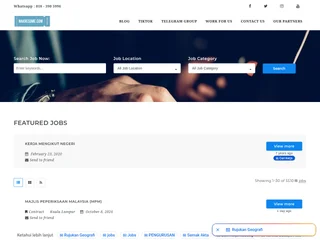 Peluang Kerjaya platform preview